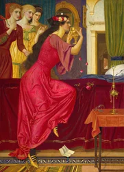 Sigismonda Drinking The Poison, c1897.