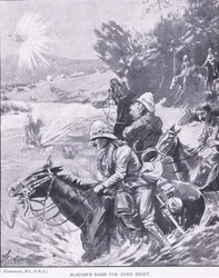 McAdams kötőjel Zand Drifthez, az After Pretoria: The Guerilla War című filmből, amelyet a Harmsworth Bros Limited adott ki, 1901