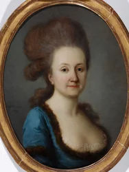 Euphrosine Katharina von Bock portréja, született von Stackelberg 1752-1821, 1780