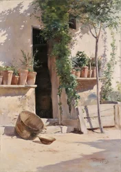 A Lecques kabin (olaj, vászon)