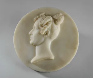 Medallion Margaret Gott asszony portréja