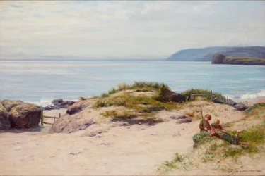 Under the Sandhills (olaj, vászon)