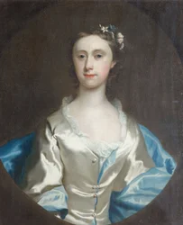 Női portré, 1745.