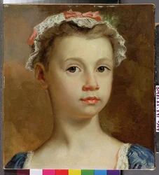 Vázlat egy fiatal lányról, 1730-40 körül