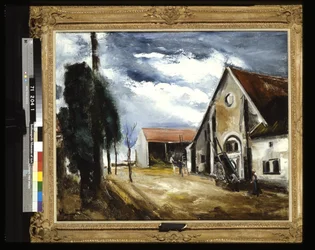 Farmyard (olaj, vászon)