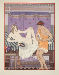 Gyomorfájás, illusztráció Hippokratész „Művei” című kötetéből, 1934