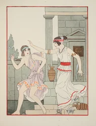 Lapos kézzel ütve, illusztráció a "Hippokratész művei"-ből, 1934.