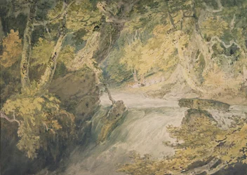 Folyó pattanásban, 1796 körül (akvarell papíron)