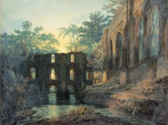 Fountains Abbey (akvarell)