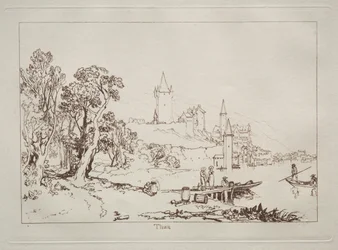 Liber Studiorum: Ville de Thun, Svájc.