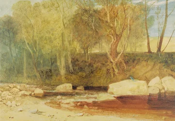 On the Washburn, 1815 körül (akvarell és grafit fehér kiemeléssel a papíron)