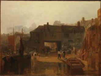 Saltash a vízi komppal, Cornwall