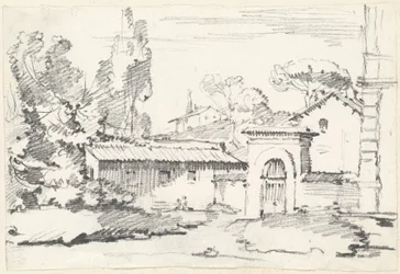Bejárat a Villa Giulia kertjébe
