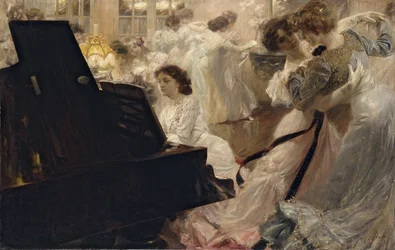 Bal blanc, 1903-ban (olaj, vászon)