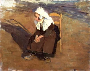 Esti gondolatok (olaj, vászon)
