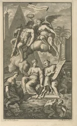 Herkulest Victoria koronázta meg Címlap: Cornelis de Bruyn, Cornelis de Bruyn utazásai Kis-Ázsia leghíresebb részein keresztül, 1698