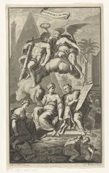 Herkulest Victoria koronázta meg Voyage de C. le brun (cím a tárgyon) Címlap ehhez: Cornelis de Bruyn, Voyage au Levant, 1700