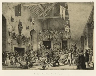 Bankettterem, Haddon Hall, Derbyshire