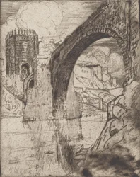 Alcantara híd íve, 1904.
