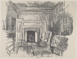 Hálószoba, Stenton, 1912.