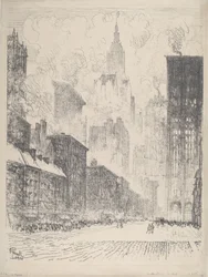 A Fulton Streetről, 1910.
