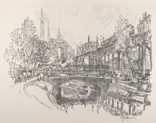 Landwehr-csatorna, Berlin, 1921.