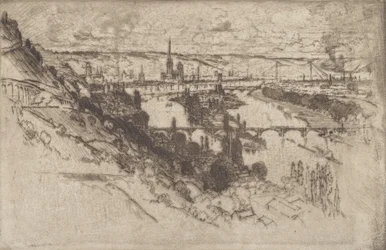 Rouen, a Bon Secoursból, 1907.