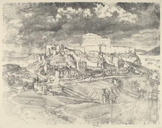 Vihar az Akropolisz mögött, 1913.