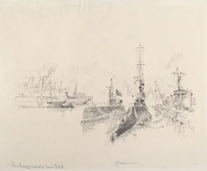 Tengeralattjárók Portban, 1917.