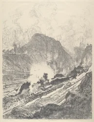 Kivágás Culebrából, 1912.