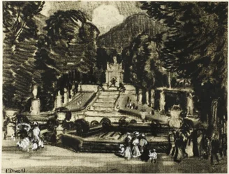 A park, La Granja