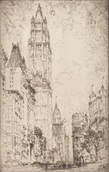 A Woolworth épület, 1915.