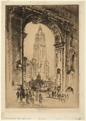 A Woolworth Building az íven át