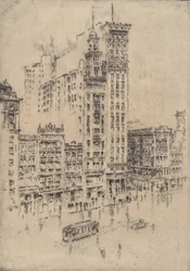 Union Square, esős nap, 1904.