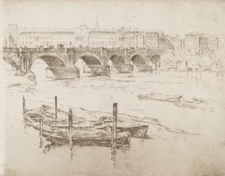 Waterloo híd és Somerset ház, 1905.