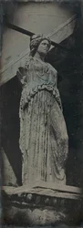 Caryatid, Erechtheion, Athén, 1842.