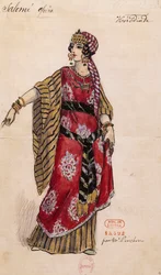 Richard Strauss (1864-1949) Salome Heródiás című művének előadása a párizsi Opera Garnier-ben, május 3.