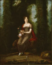 Női portré, Madame de Staël portréjaként is értelmezhető