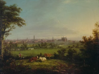 Leeds a Meadowsról, 1825 körül (olaj, vászon)