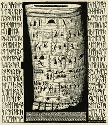 Kipling rajza Taffimai Metallumait képviselő Rudyard Kipling „Histoires comme ca” című művében (1856-1936), Librairie Delagrave