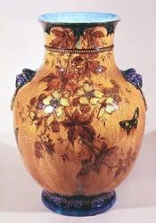 Váza, 1870-80 körül (cserép)
