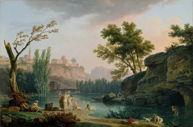 Nyári esték, olasz táj.