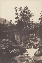 Cauterets, Spanyolország hídja, 1853.