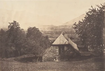 Argelès-völgy a Despourreins farm közelében. St-Sauveur, 1853.