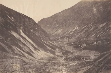 Héas-völgy és kápolna, St-Sauveur, 1853.
