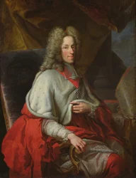 Joseph Clement de Baviere bíboros, kölni választófejedelem portréja