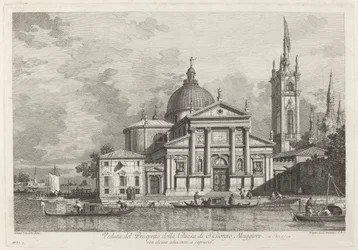 Kilátás a S. Giorgio Maggiore-templom prospektusára