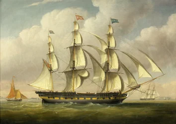 A „Severn” hajó, 1835 körül (olaj, vászon)