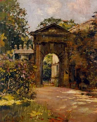 Inigo Jones Gateway, Chiswick House (olaj, vászon)