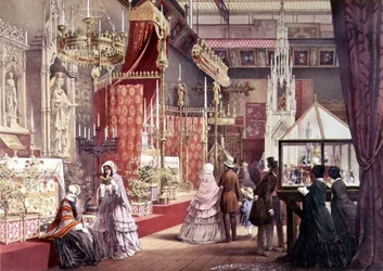Nagy kiállítás: Középkori udvar, Pugin tervezte, 1851 (lásd még: 205263)